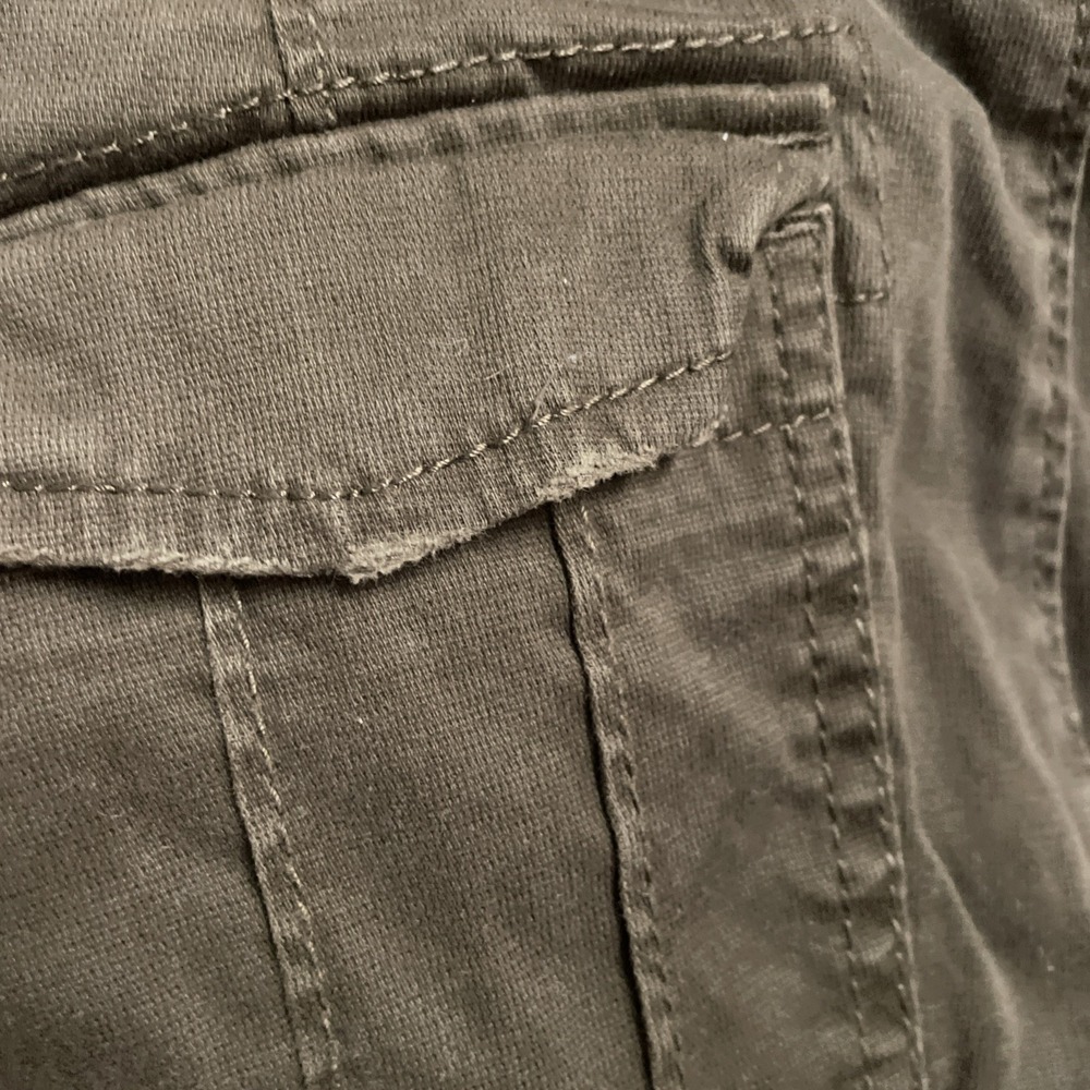 Y2K Abercrombie And Fitch Courdorouy Cargo Tactical Pant Zipper Ankle Distress 8 - Picture 8 of 14